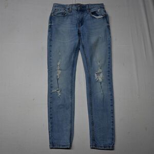 Levi's 29x30 Skinny Taper Light Wash Flex‎ Denim Mens Jeans